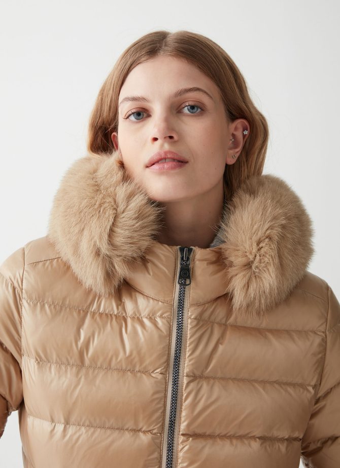 Quilted jacket in shimmering recycled fabric - Image 3