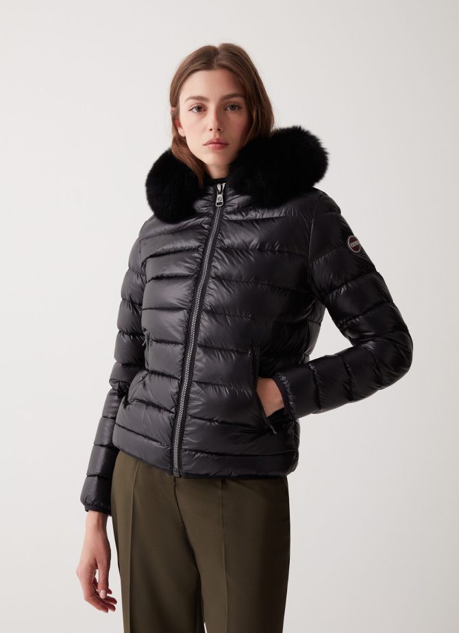 Quilted jacket in shimmering recycled fabric - Image 3