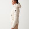 Iridescent down jacket with fixed hood - Image 2