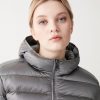 Iridescent down jacket with fixed hood - Image 2