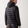 Iridescent down jacket with fixed hood - Image 3