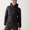 Iridescent down jacket with fixed hood - Image 2