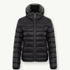 Iridescent down jacket with fixed hood - Image 4