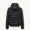 Iridescent down jacket with fixed hood - Image 5