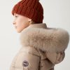 Longline iridescent recycled fabric down jacket - Image 3