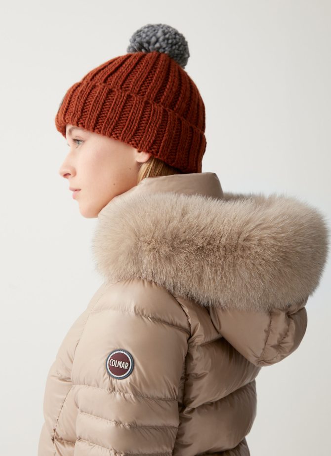 Longline iridescent recycled fabric down jacket - Image 3