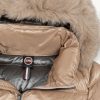 Longline iridescent recycled fabric down jacket - Image 6