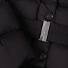 Long, stretch down jacket with belt - Image 6