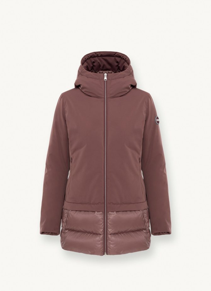 Long down jacket in 3-layer fabric - Image 4