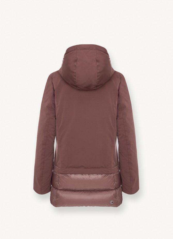Long down jacket in 3-layer fabric - Image 5