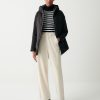 Long down jacket in 3-layer fabric