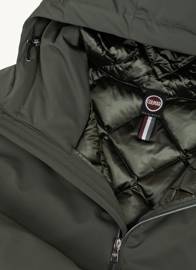 Down jacket with hood in 3-layer fabric - Image 6