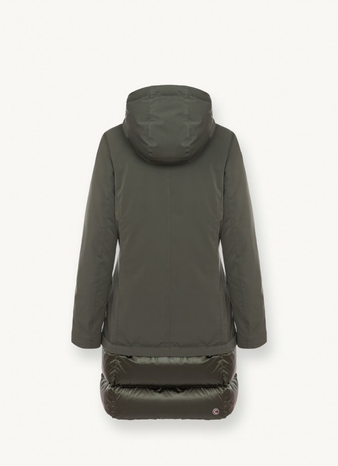Down jacket with hood in 3-layer fabric - Image 5
