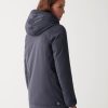 Satin down jacket with fixed hood - Image 2