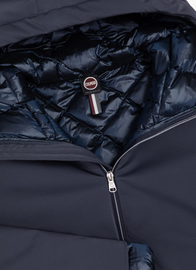 Satin down jacket with fixed hood - Image 6