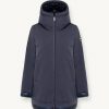 Satin down jacket with fixed hood - Image 4