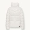 Down jacket with high collar in shiny fabric - Image 5