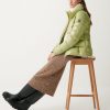 Down jacket with high collar and elasticated cuffs - Image 3