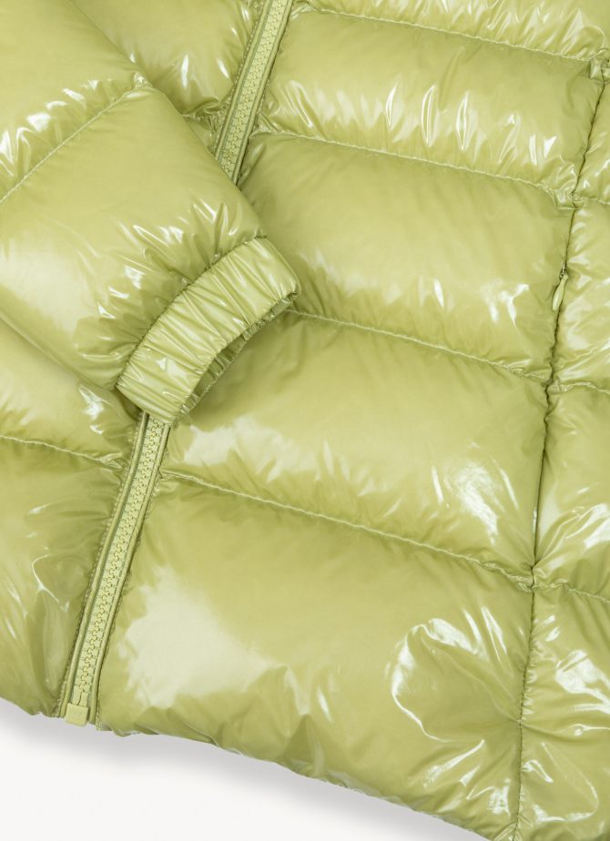 Down jacket with high collar and elasticated cuffs - Image 6