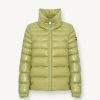 Down jacket with high collar and elasticated cuffs - Image 4