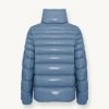 Down jacket with high collar and elasticated cuffs - Image 5