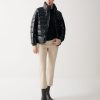 Down jacket with high collar and elasticated cuffs - Image 3
