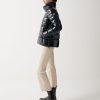 Down jacket with high collar and elasticated cuffs - Image 2