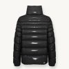 Down jacket with high collar and elasticated cuffs - Image 5