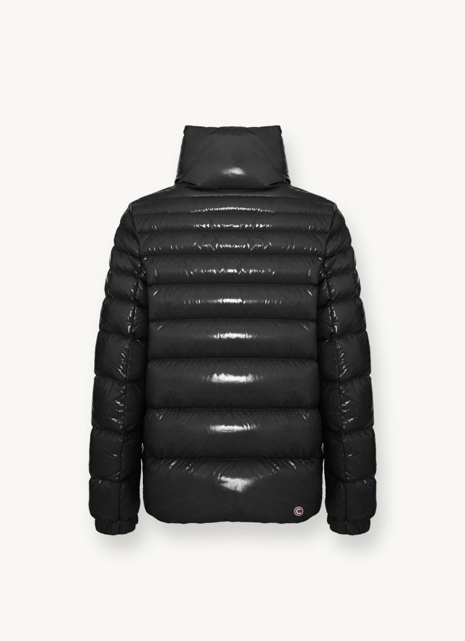 Down jacket with high collar and elasticated cuffs - Image 5