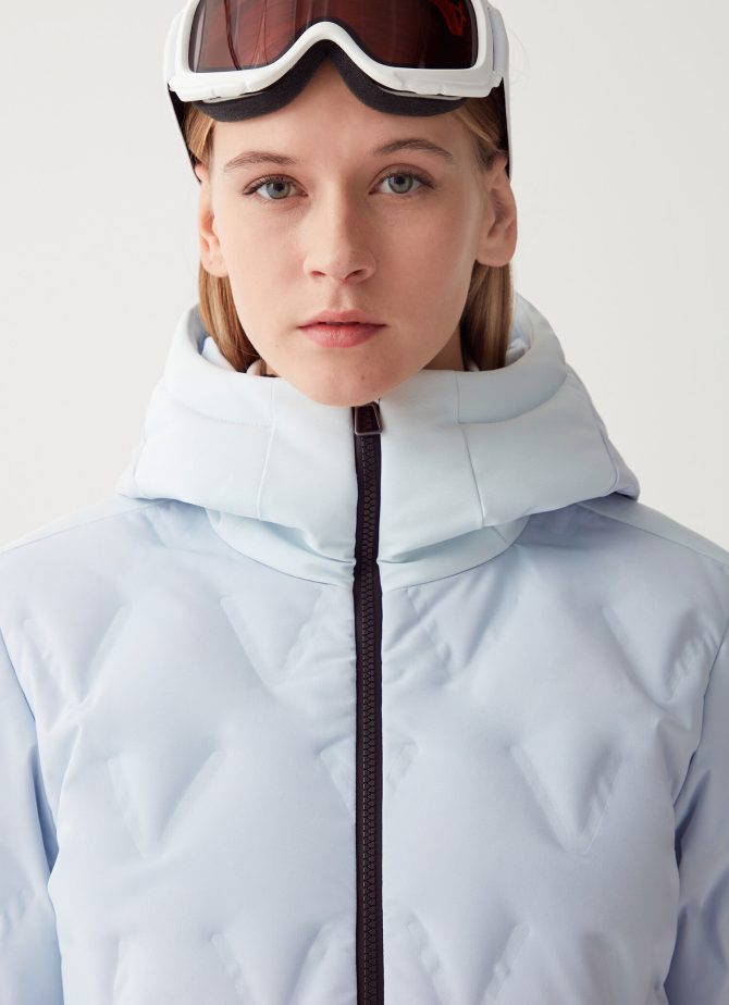 5-layer quilted ski jacket