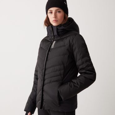 Waterproof satin ski jacket