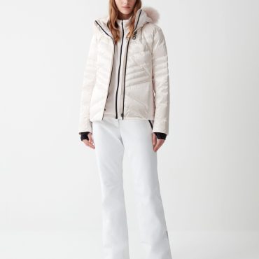 Waterproof satin ski jacket
