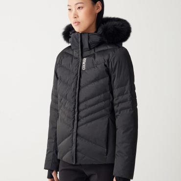 Waterproof satin ski jacket