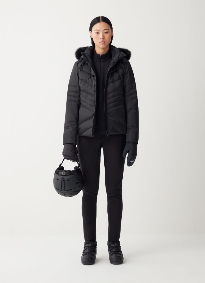 Waterproof satin ski jacket - Image 2