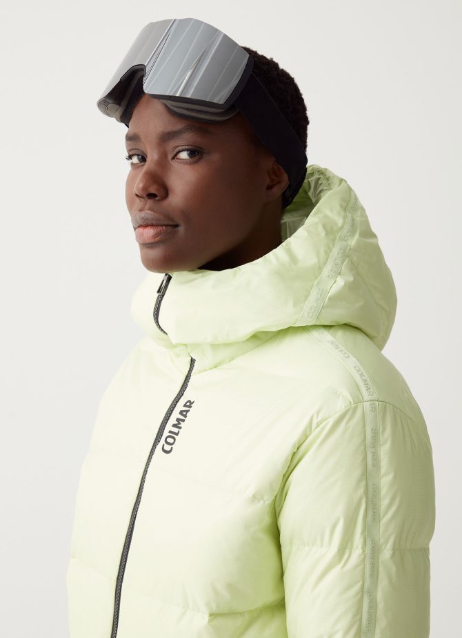 Puffy ski jacket with customised band - Image 3