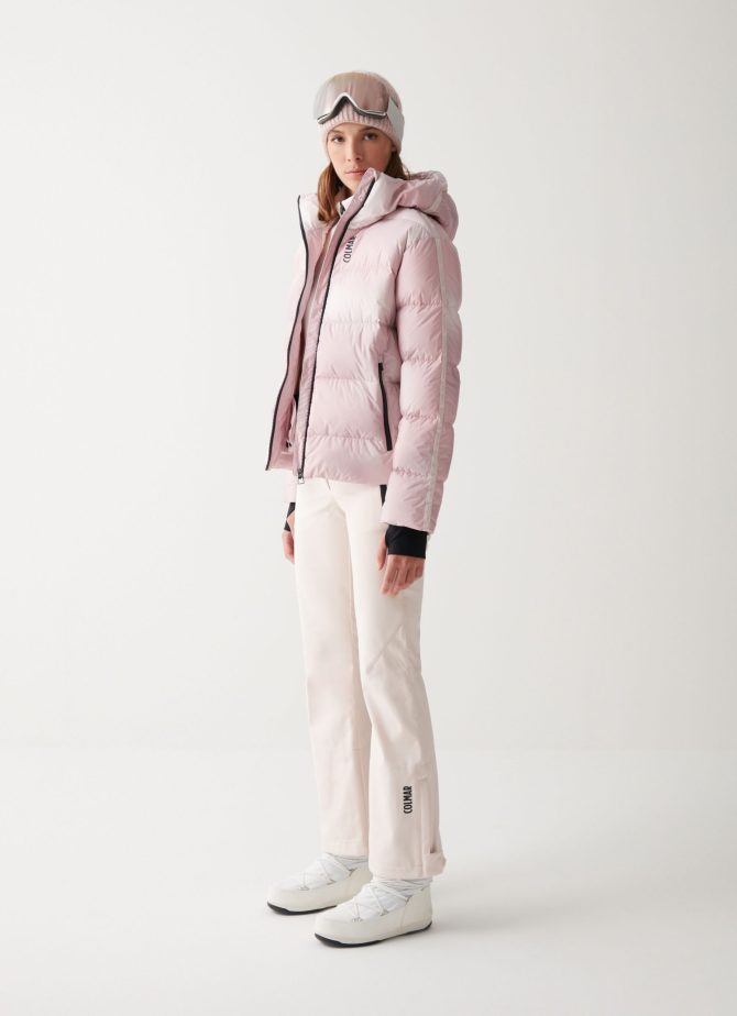 Ski jacket in printed rip-stop
