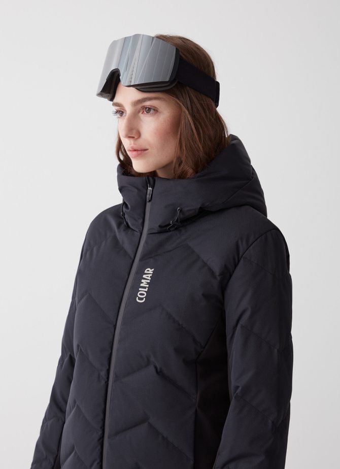 Stretch ski jacket with wide hood-collar - Image 3