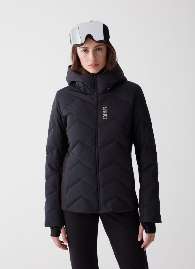 Stretch ski jacket with wide hood-collar - Image 2