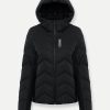 Stretch ski jacket with wide hood-collar - Image 4