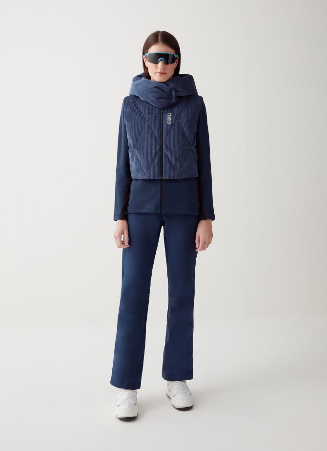Ski gilet with large cowl hood - Image 3