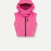 Stretch ski gilet with wide hood-collar - Image 4