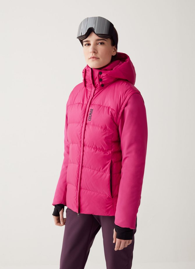 Textured fabric and softshell ski jacket - Image 2