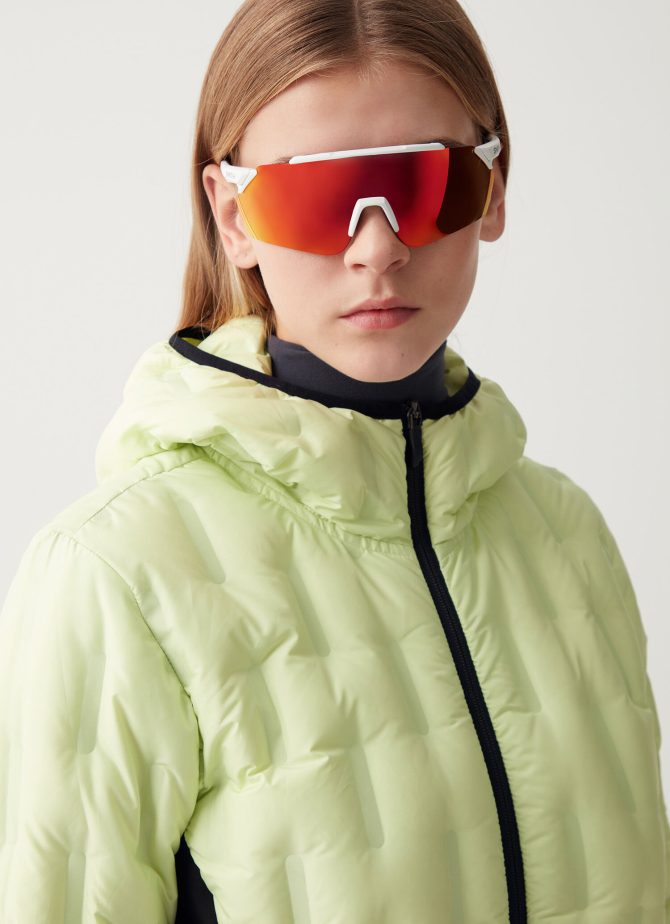 Down jacket with fixed hood - Image 2