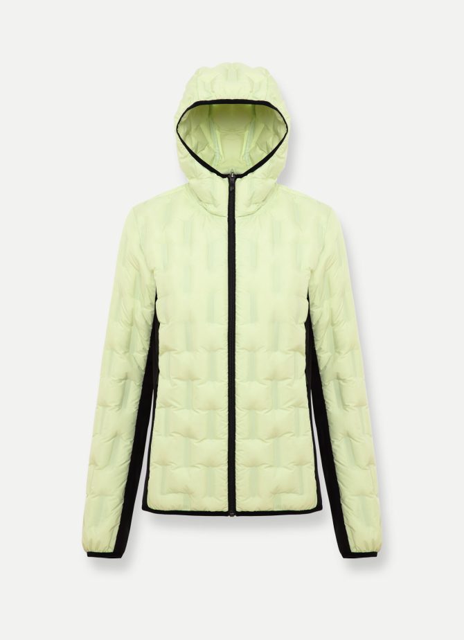 Down jacket with fixed hood - Image 4