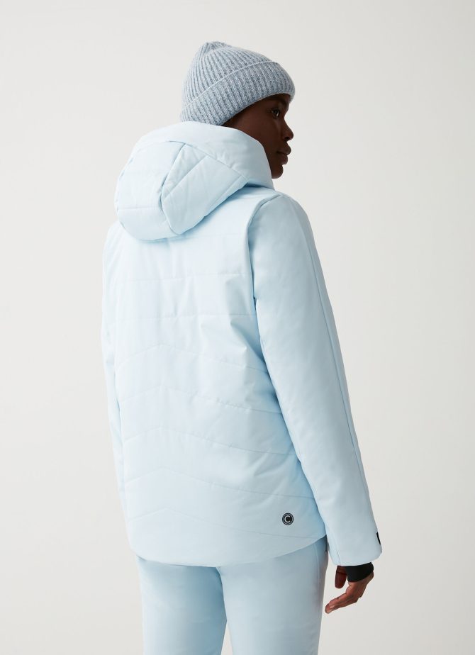 Stretch ski jacket with hood-collar - Image 3