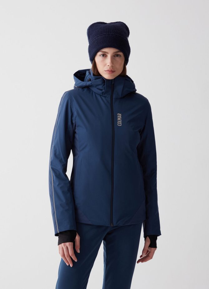 Ski jacket with hood and silver profile - Image 2