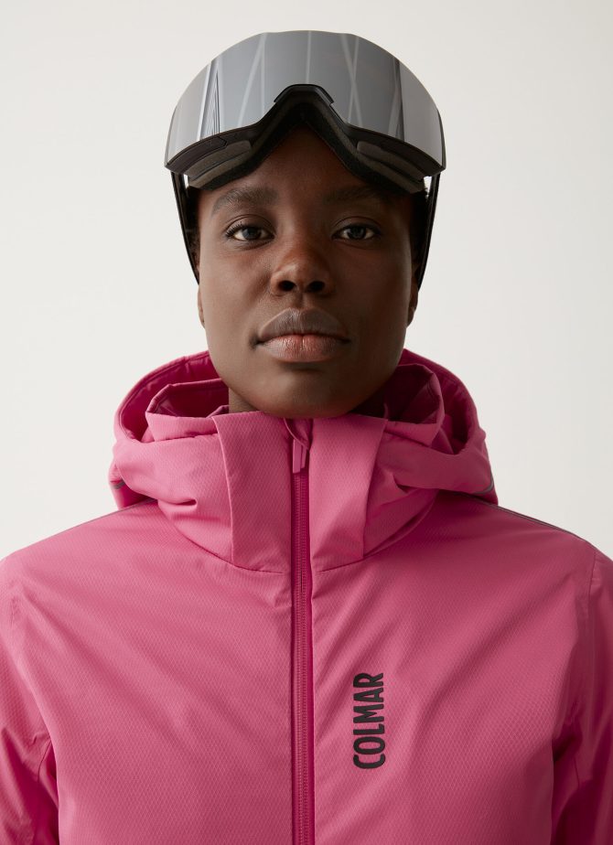 Ski jacket with hood and silver profile - Image 3