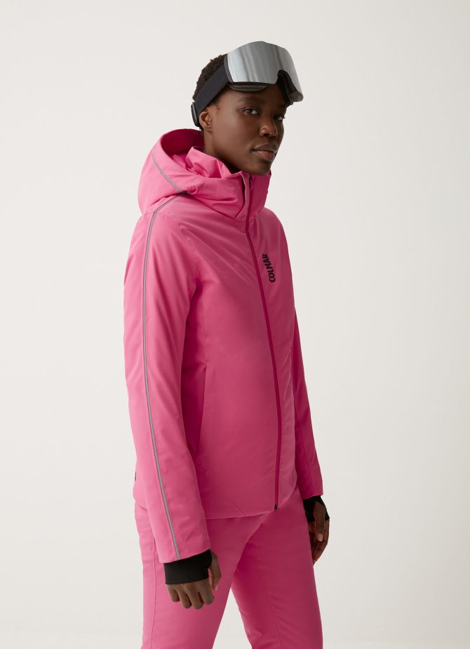 Ski jacket with hood and silver profile - Image 2