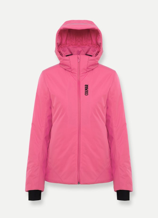 Ski jacket with hood and silver profile - Image 4