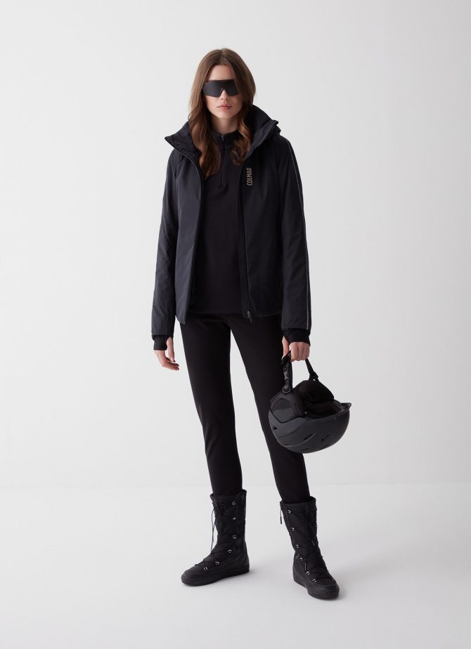Ski jacket with hood and silver profile - Image 2